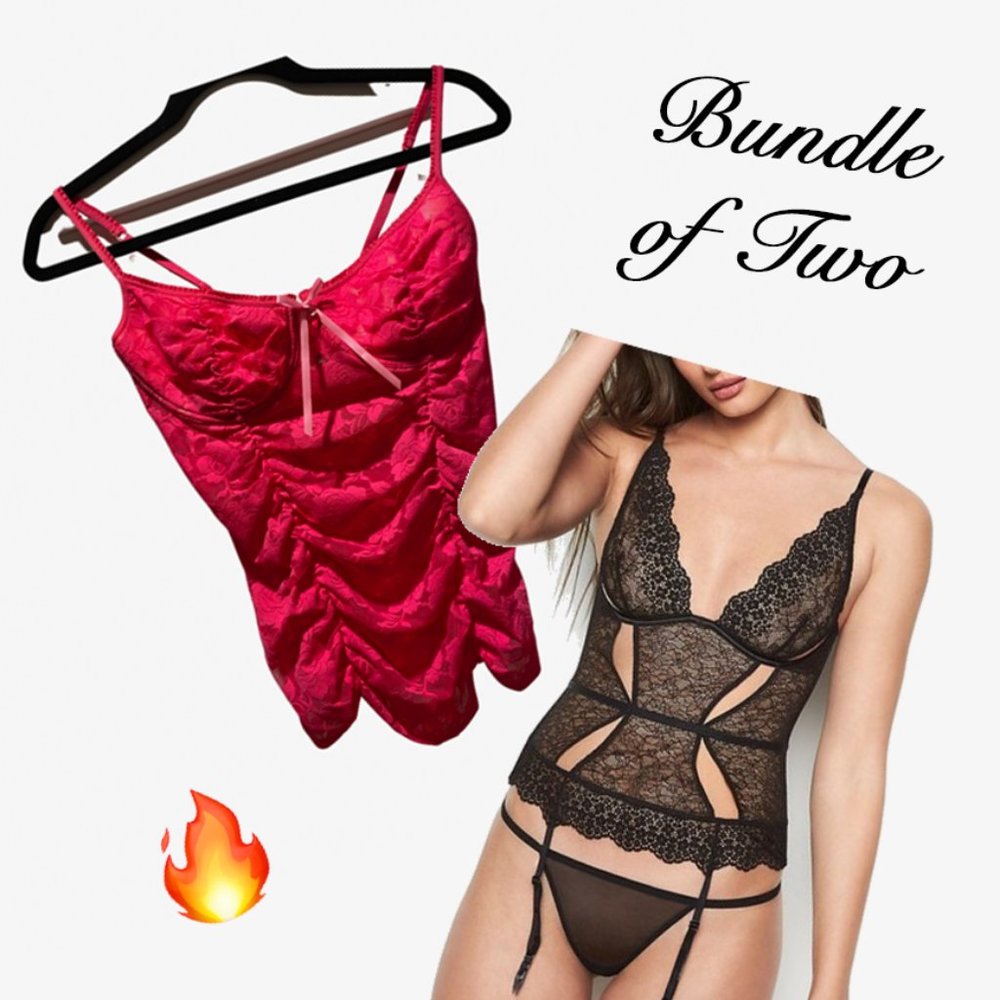 🔥Victoria's Secret - Set of 2 Sexy Lingerie Sz -L